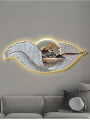 Modern Crystal Wall Art For Wall Decor With LED Light